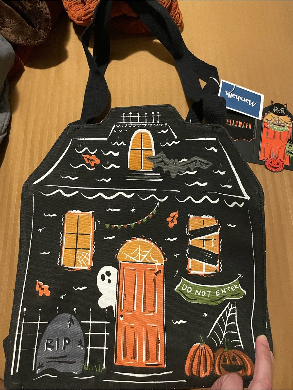 Marshalls Viral Halloween Haunted House Trick-or-Treat Tote Bag - NWT
